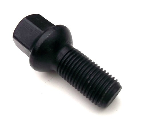 Black wheel bolt nut - black,