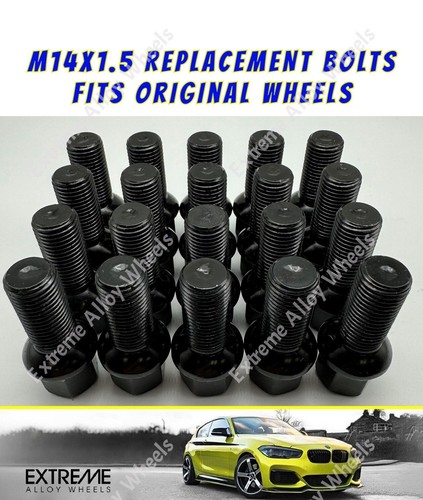 Black alloy wheel - alloy, bolts