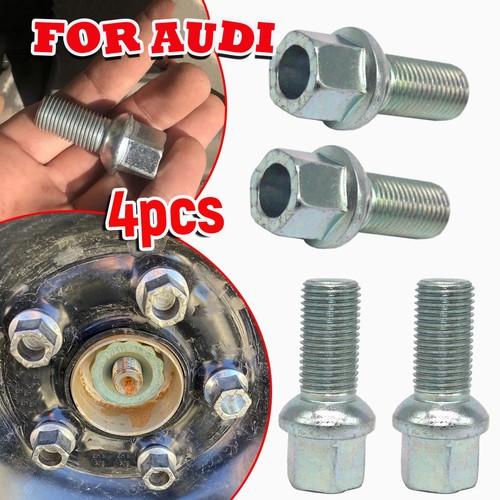 4pcs silver wheel bolts screw - 4pcs,