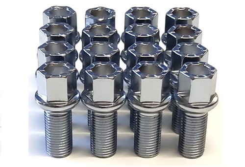 Silver audi wheel bolts for - silver,