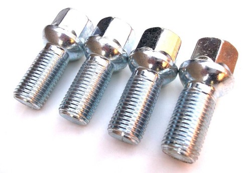 Silver wheel bolts - bolts, nuts