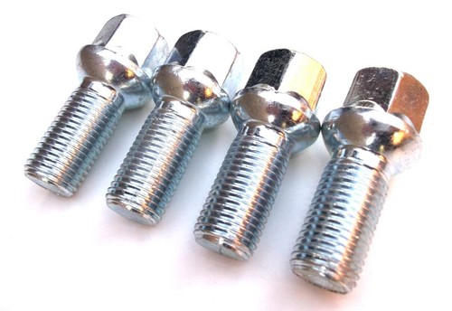 Silver wheel bolts nut - bolts, fit