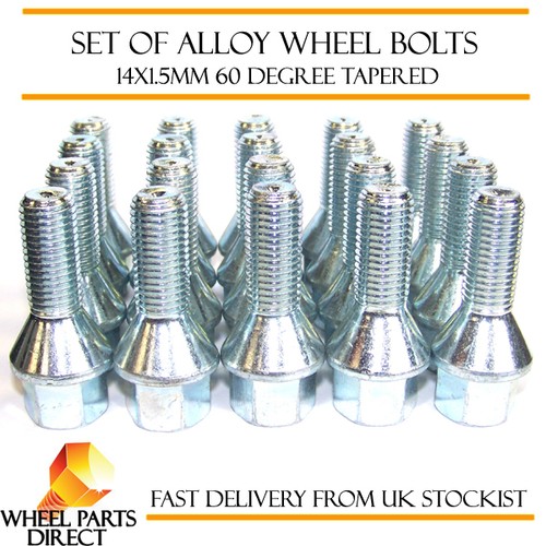 Wheel bolts 14x1 nuts - bolts, (20)