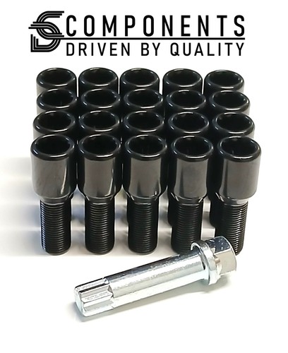 Black audi wheel bolts for - wheel,