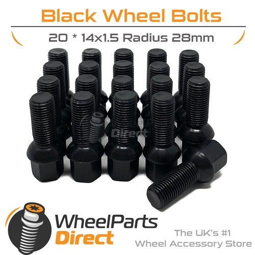 Wheel bolts 14x1 radius - wheel, 14x1.5